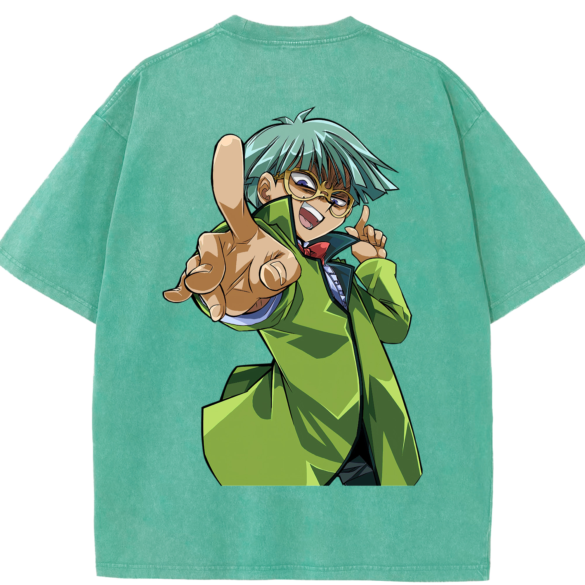 （画像用） 遊☆戯☆王 Yu-Gi-Oh! 綿100% ヴィンテージ風 半袖Tシャツ（背面プリント）
